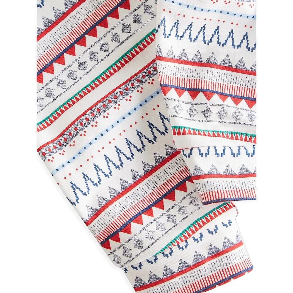 Baby Boy's Fair Isle Jogger Pants