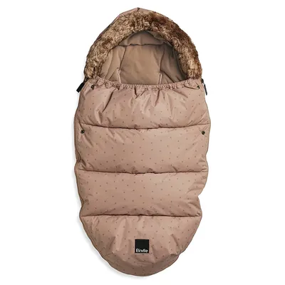 Nordic Star Faux Fur-Trimmed Footmuff