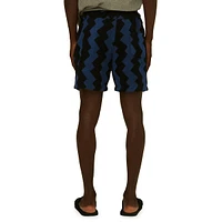 Short en tissu bouclé Galaxy Zig
