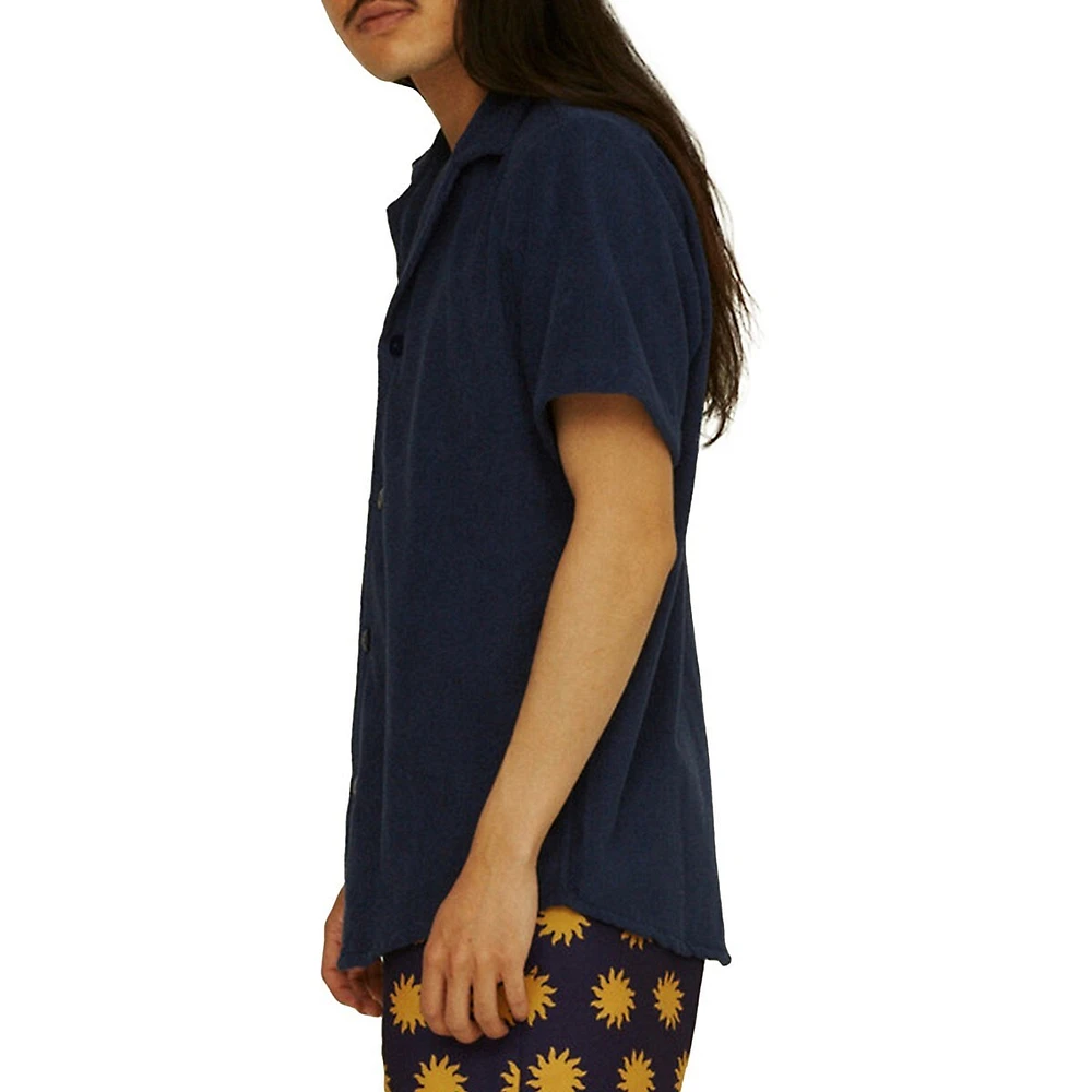 Navy Cuba Terry Shirt