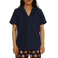 Navy Cuba Terry Shirt