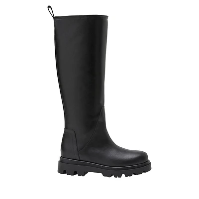 Women's Luna Leather Knee-High Lug Boots