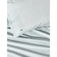 Shifted Stripes 200 Thread Count Cotton Percale 4-Piece Sheet Set