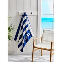 Script Stripe Beach Towel