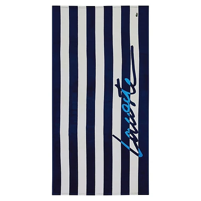 Script Stripe Beach Towel