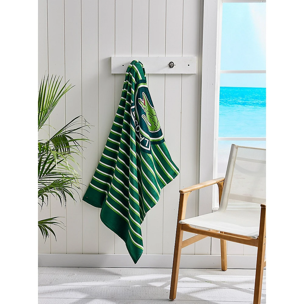 Golf Striped Beach Towel