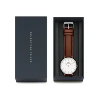 Classic St Mawes 40mm Leather Strap Watch