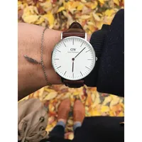 Classic St Mawes 40mm Leather Strap Watch