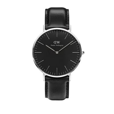 Classic Sheffield 40MM Leather Watch