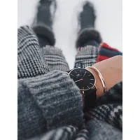 Classic Sheffield 36MM Leather Watch