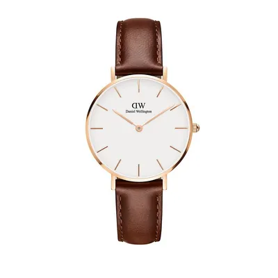 Petite St Mawes 32MM Leather Watch