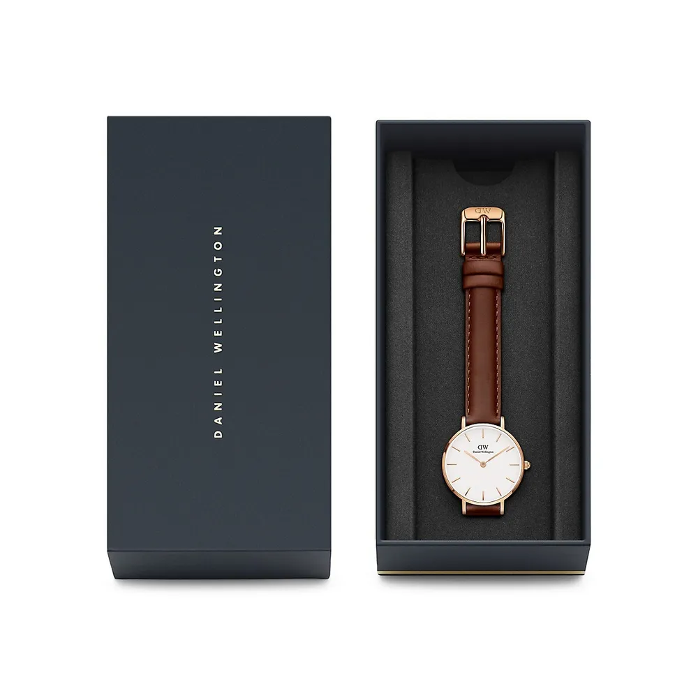 Petite St Mawes 28MM Leather Watch