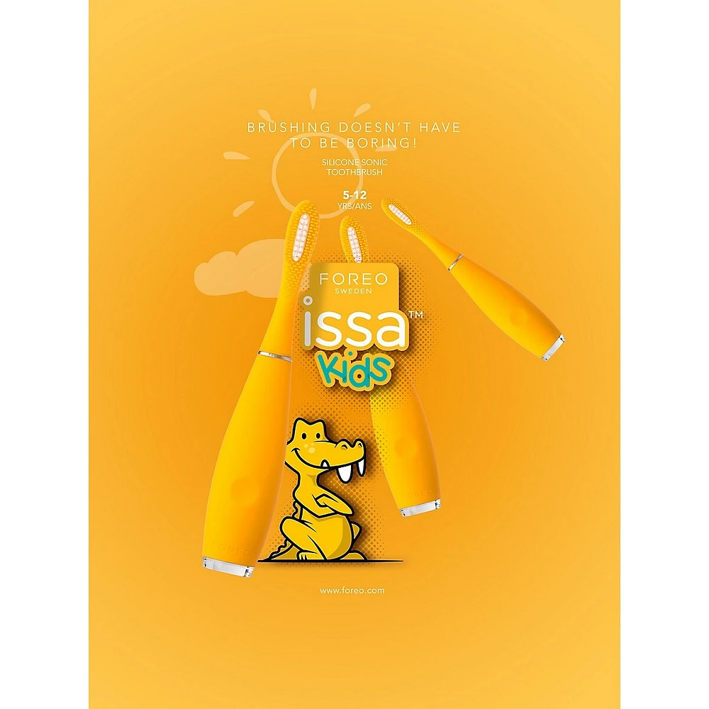 ISSA Kids Silicone Sonic Toothbrush