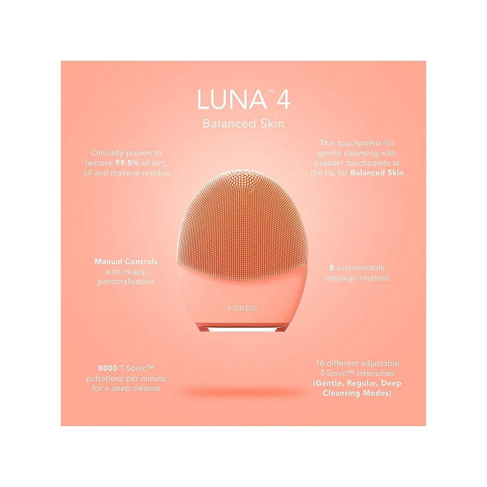 Luna 4 Facial Cleansing & Firming Massage For Balanced Skin
