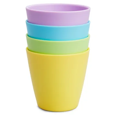 Ensemble de 4 tasses multicolores
