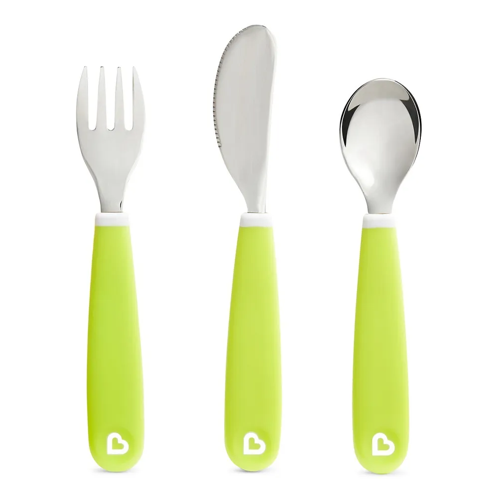 Splash 3-Piece Fork, Knife and Spoon Set