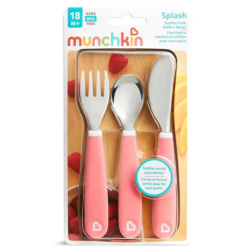 Splash 3-Piece Fork, Knife and Spoon Set