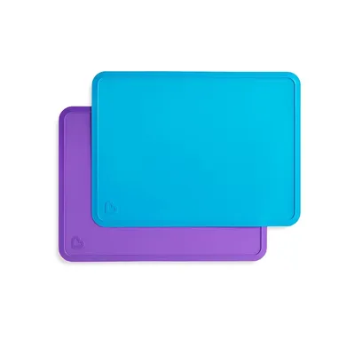 Spotless 2-Piece Silicone Placemats Set