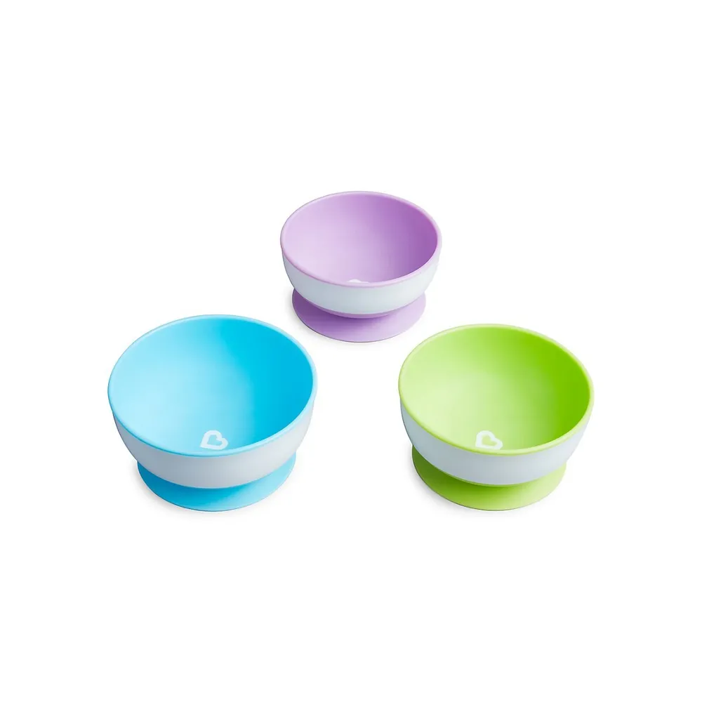 Stay Put 3-Piece Suction Bowls Set