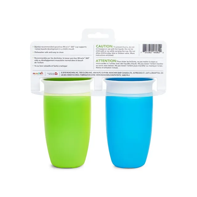 Munchkin Miracle 360° 2-Pack Sippy Cup Set