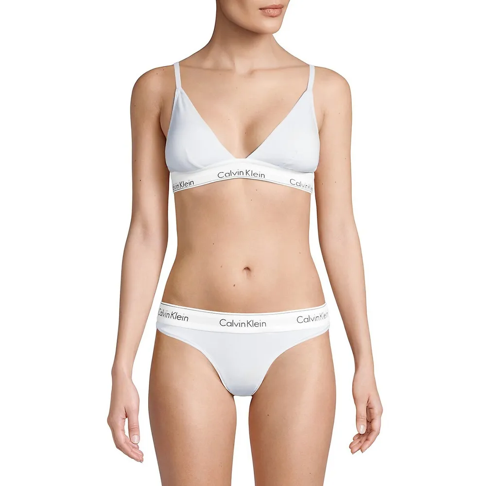 Brassière triangulaire légèrement doublée Modern Cotton Plus