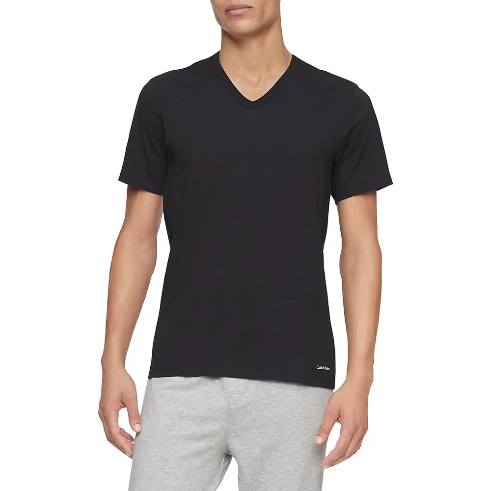 Calvin Klein Cotton Classics T-Shirt, 3-Pack, White - Underwear