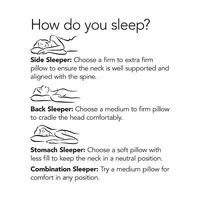 Side Sleeper European Goose Down Pillow