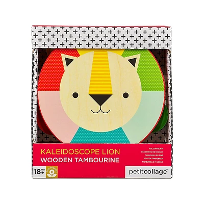 Tambourin en bois Kaleidoscope Lion