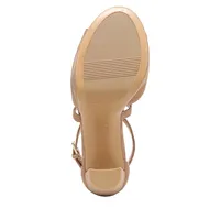 Sandales à plateforme en cuir Premium Velody