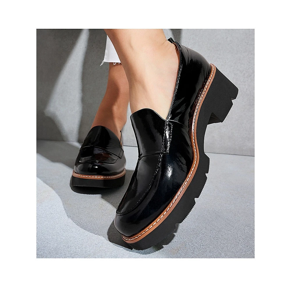 Women's Darry Patent Leather Platform Loafers