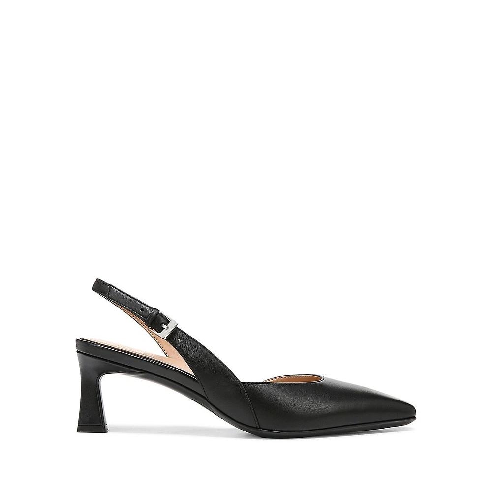 Premium DaLary Leather Slingback Pumps