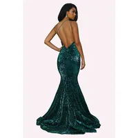 Ps22349 One Shoulder Sequin Gown