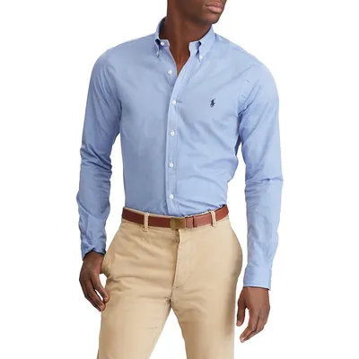 Classic-Fit Poplin Shirt