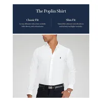 Classic-Fit Poplin Shirt