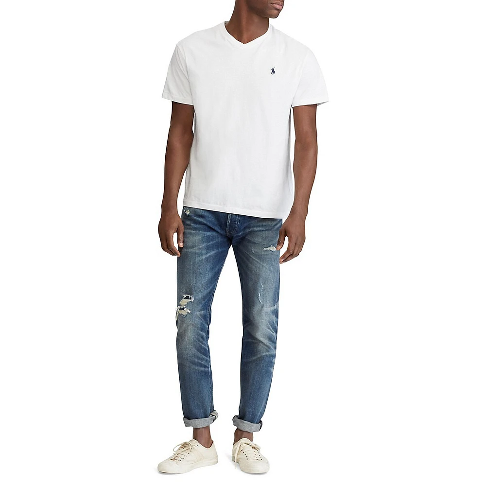 Classic Fit V-Neck Cotton T-Shirt