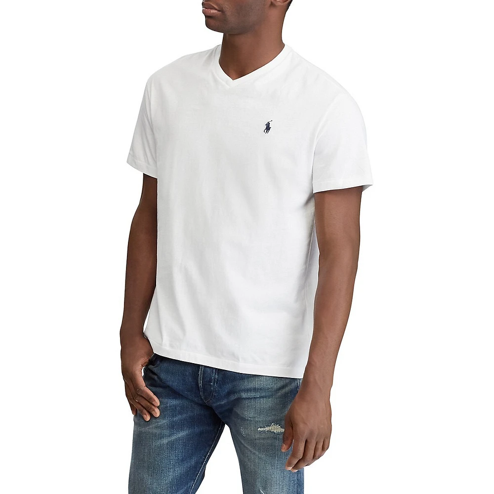 Classic Fit V-Neck Cotton T-Shirt