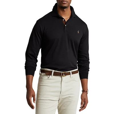 Big & Tall Signature Long-Sleeve Polo Shirt