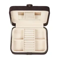 Giana Plush Jewellery Box with Lift Out Tray