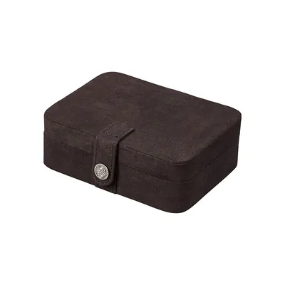 Giana Plush Jewellery Box with Lift Out Tray