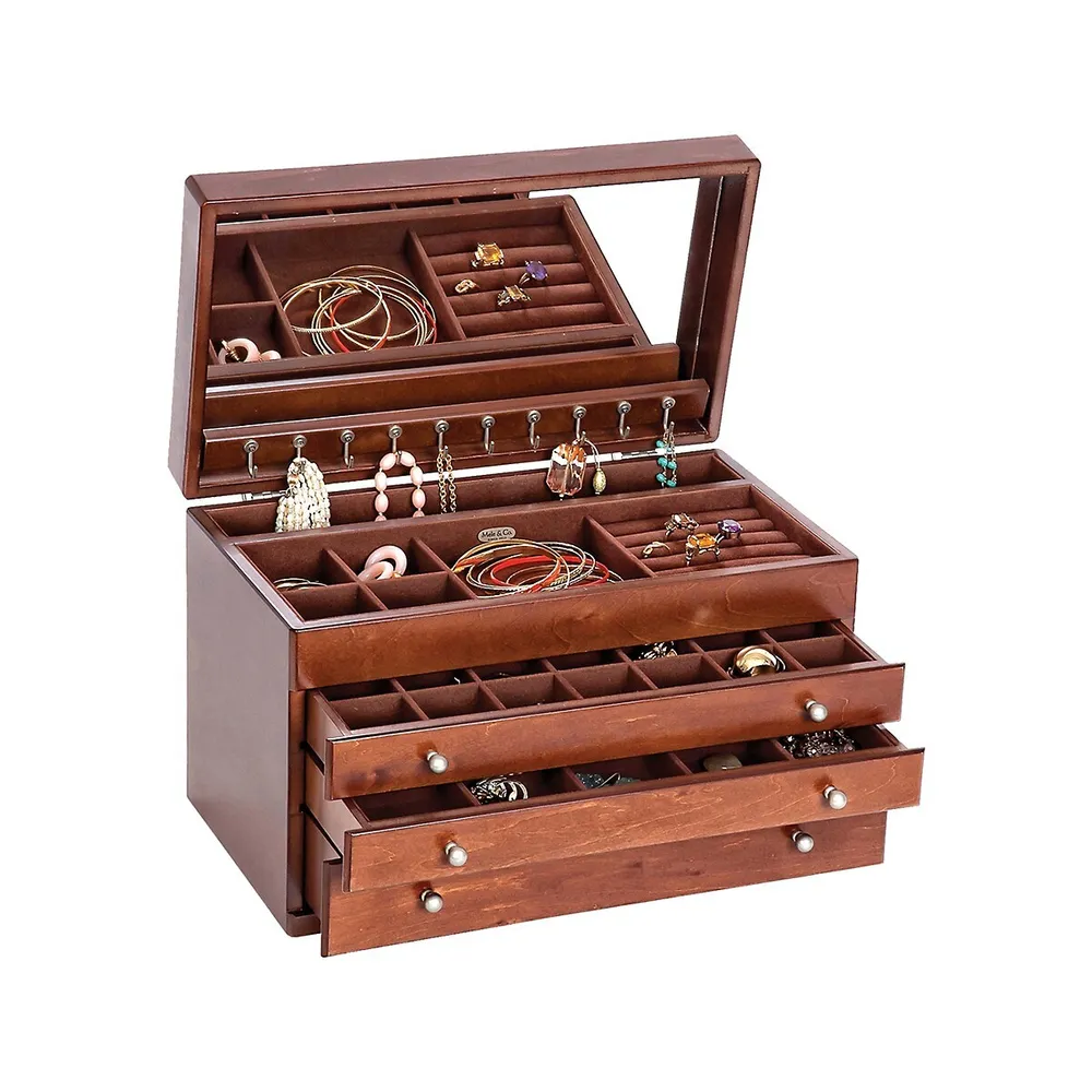 Brigitte Wooden Jewellery Box