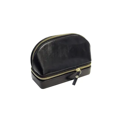 The Stowaway Line Duo Makeup pouch & Travel Jewellery Box
