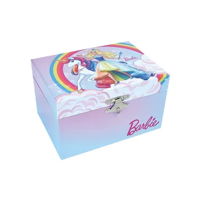 Girl's Barbie Barbie Musical Unicorn Ballerina Jewellery Box