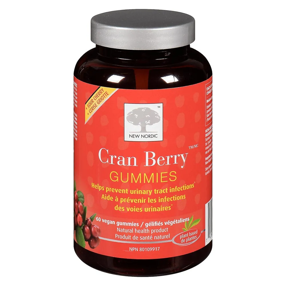 Cran Berry Gummies​, 60 gummies