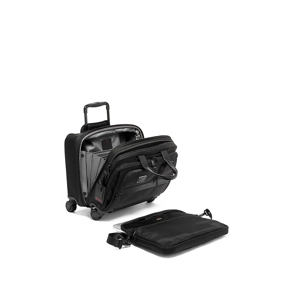 Alpha DLX Four-Wheel Laptop Case Brief