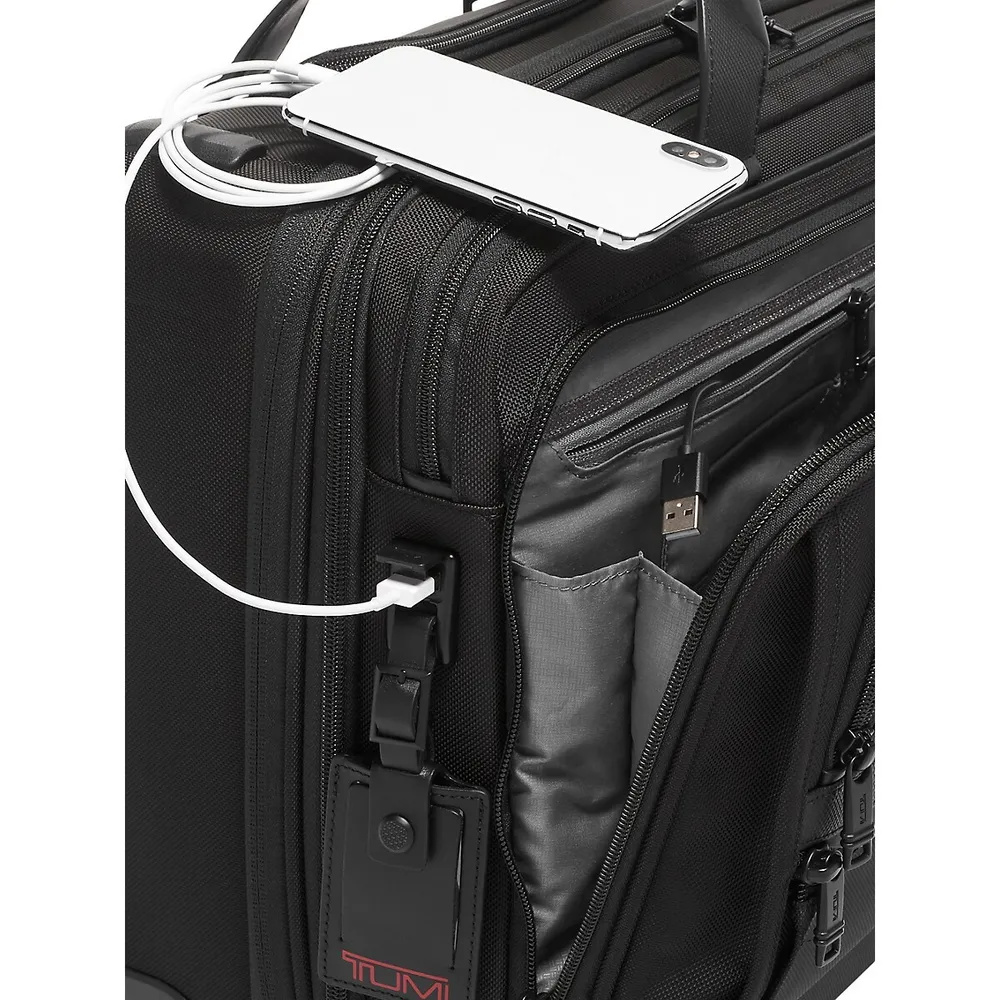 Alpha DLX Four-Wheel Laptop Case Brief