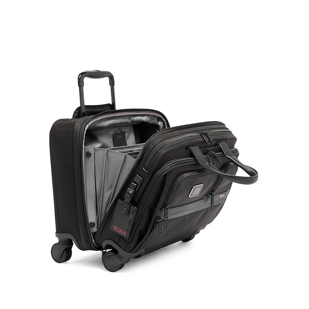 Alpha DLX Four-Wheel Laptop Case Brief