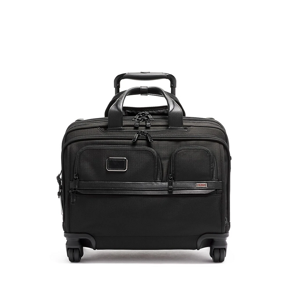 Alpha DLX Four-Wheel Laptop Case Brief