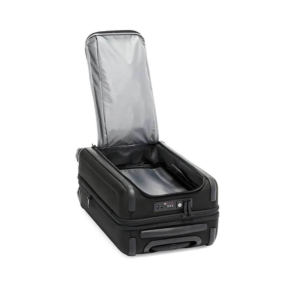 Alpha 22-Inch International Dual Access Four-Wheel Suitcase