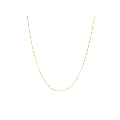 50cm (20") Curb Chain In 10kt Yellow Gold