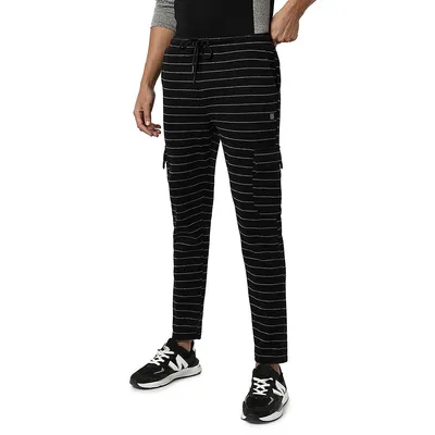 Men Stylish Striped Casual & Evening Trackpants